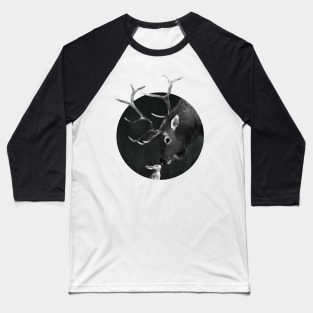 Elk and Rabbit Baseball T-Shirt